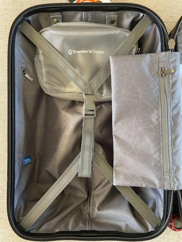 MaxPorter II Carry-On 22" Hardside Spinner Luggage - Customer Photo From Suz BurkeSuz Burke