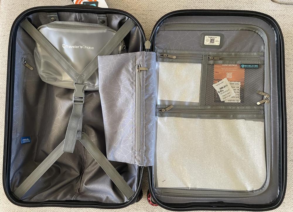 MaxPorter II Carry-On 22" Hardside Spinner Luggage - Customer Photo From Suz BurkeSuz Burke