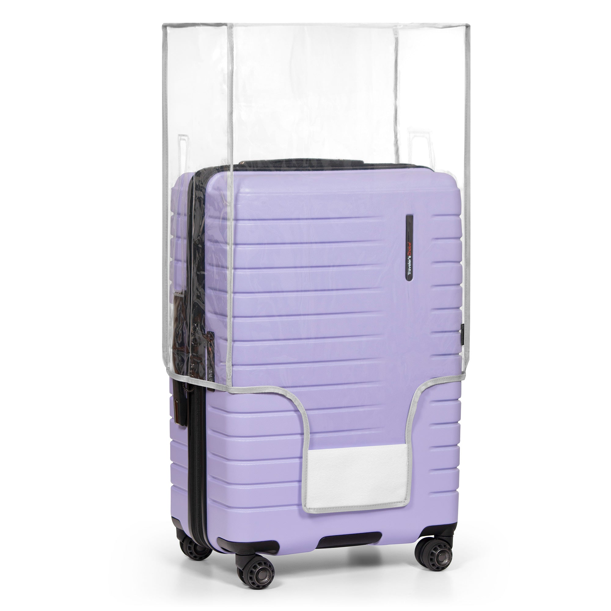 Traveler&#39;s Choice Clear Luggage Cover