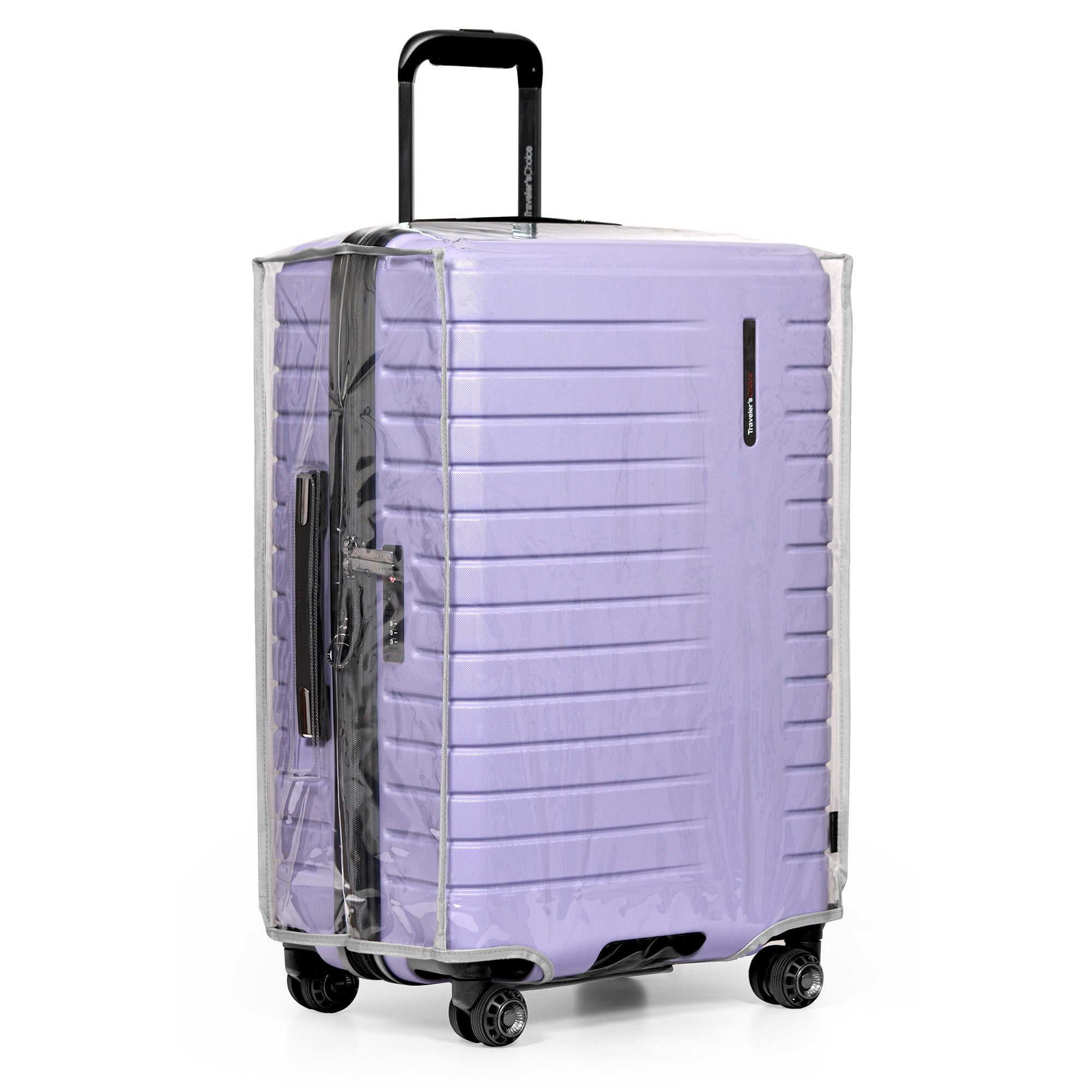 Traveler&#39;s Choice Clear Luggage Cover