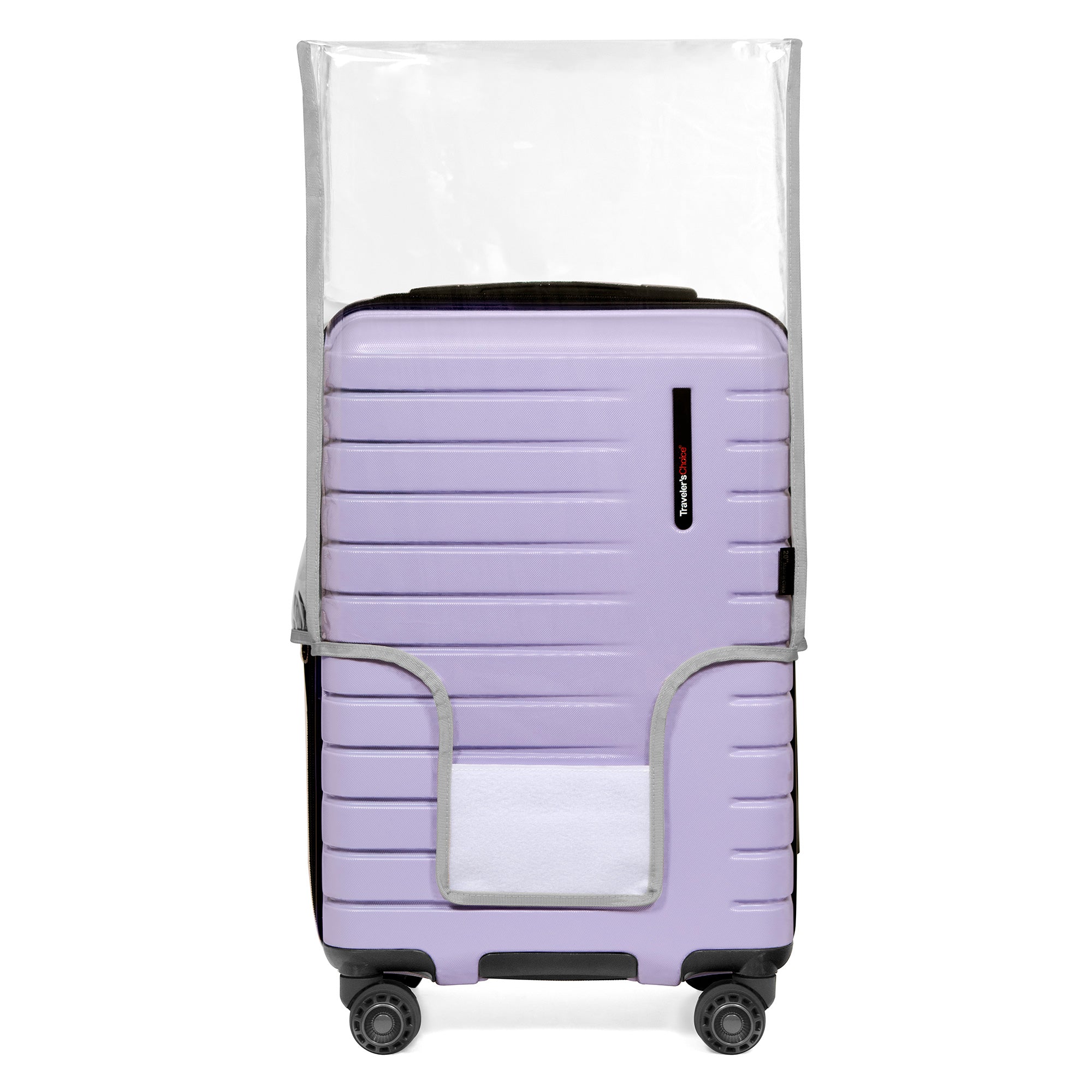 Traveler&#39;s Choice Clear Luggage Cover