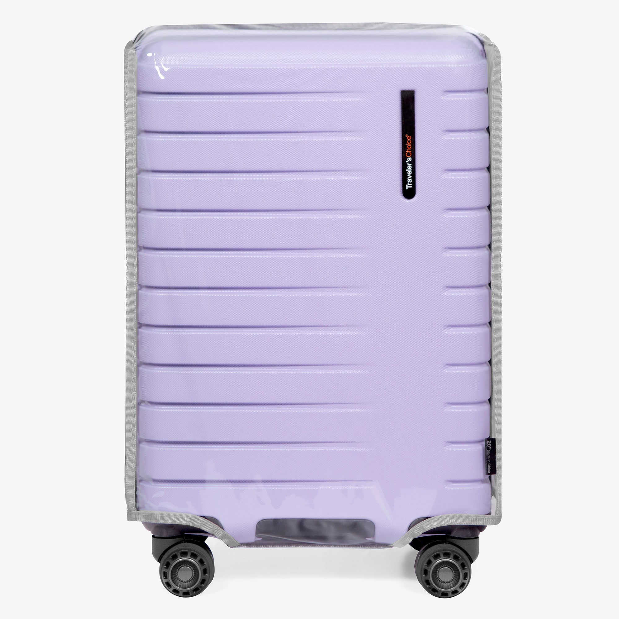 Traveler&#39;s Choice Clear Luggage Cover
