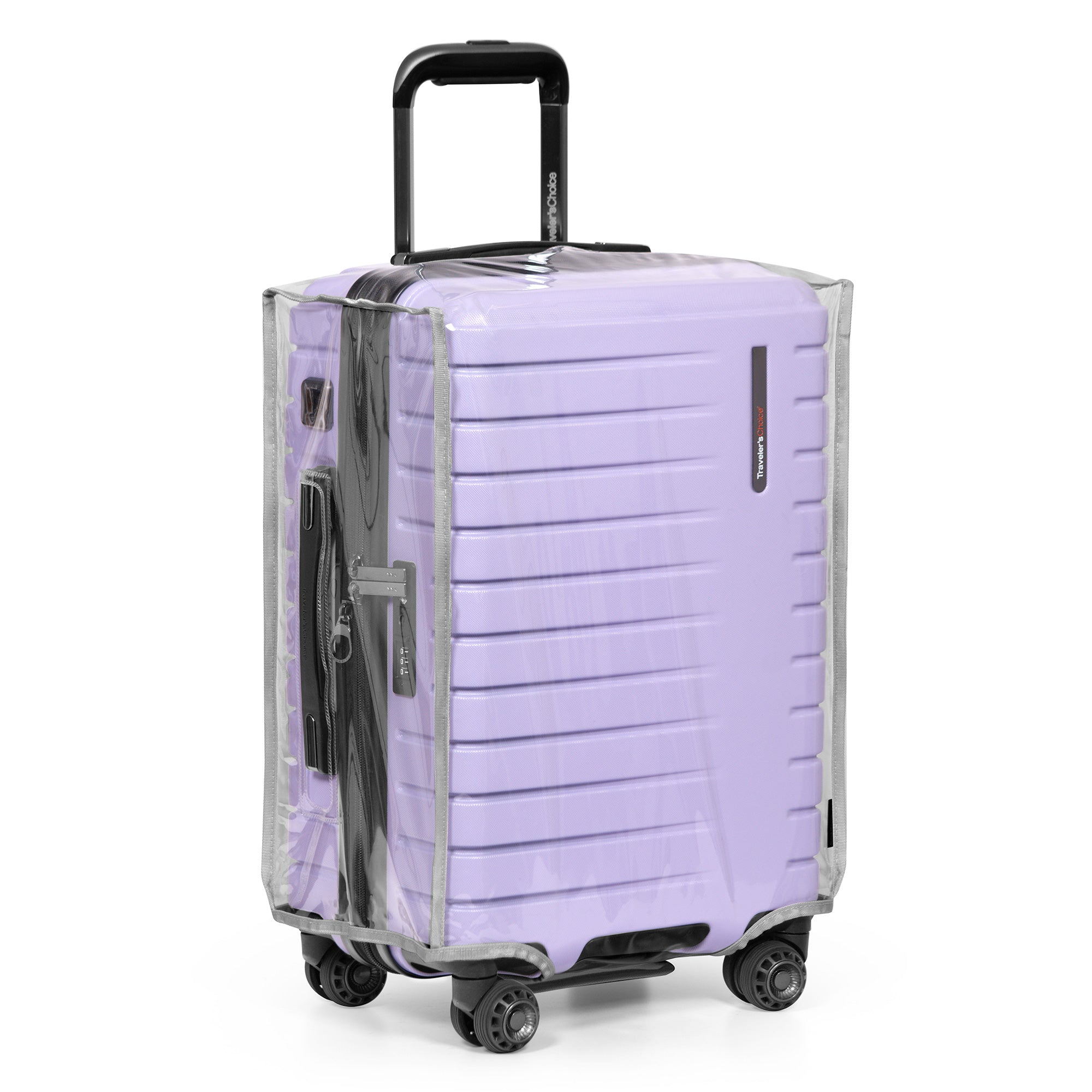 Traveler&#39;s Choice Clear Luggage Cover
