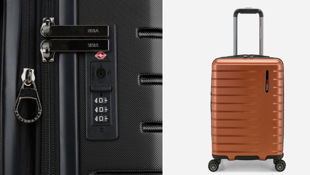 Archer Carry-On 4 Wheel Spinner Luggage Suitcase Piece w USB Port