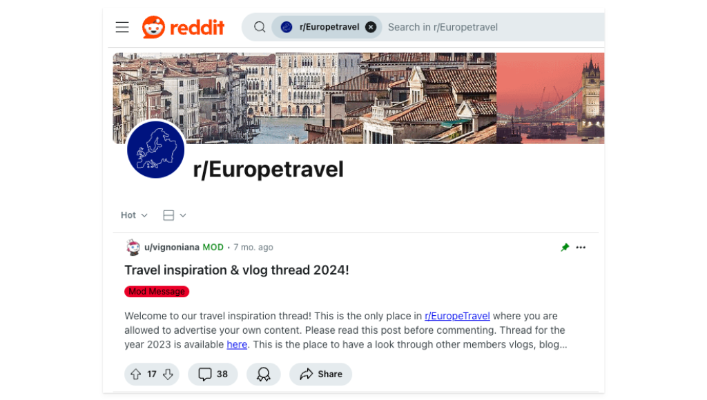 eurotrip subreddit